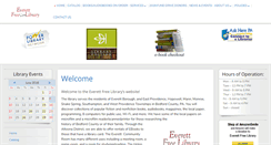 Desktop Screenshot of everettlibrary.org